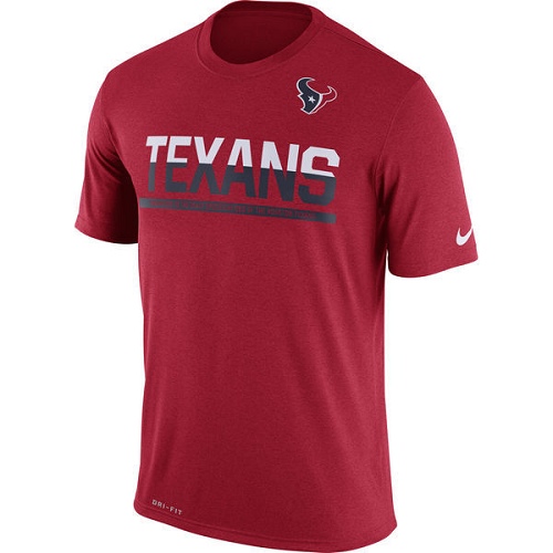 NFL Men's Houston Texans Nike Red Team Practice Legend Performance T-Shirt